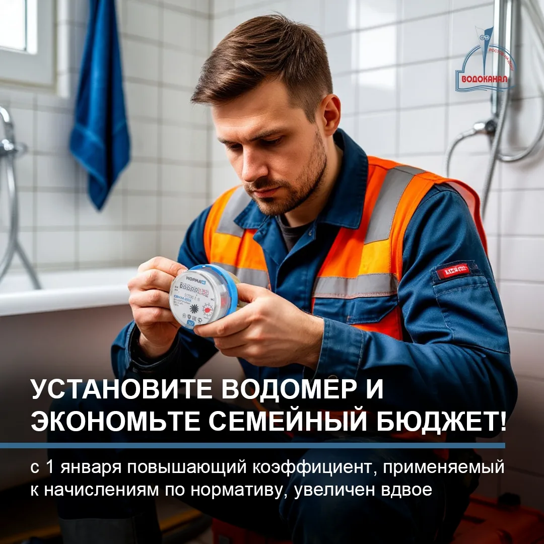 А нужен ли счётчик? Выбирайте выгоду! ⏱  Установка водомера поможет существенно сократить расходы на