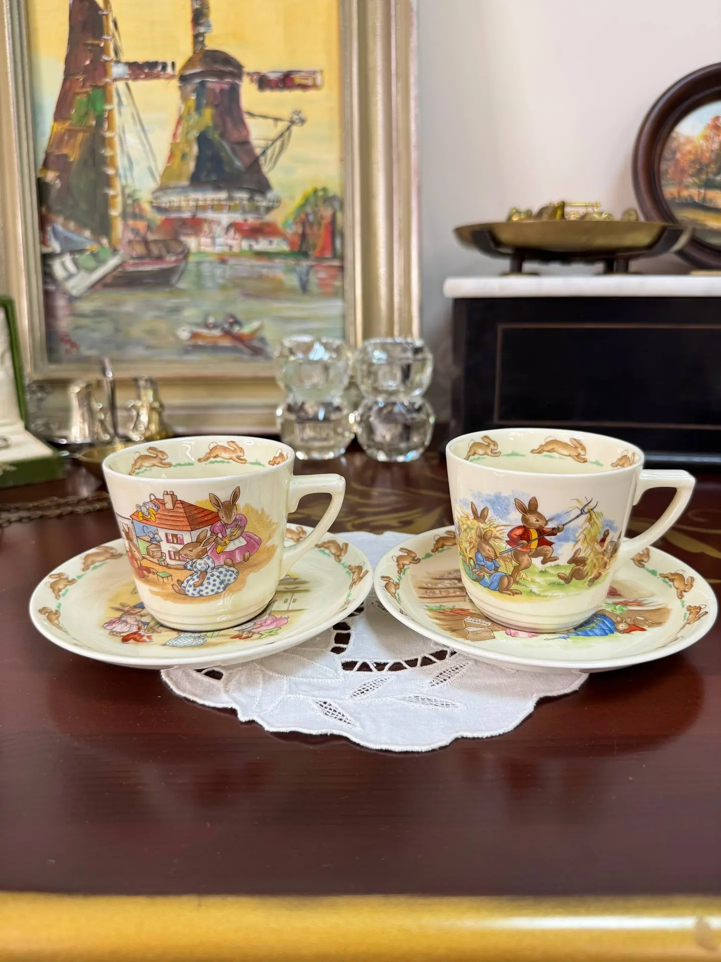 👼Фарфоровые детские чайные пары  Bunnykins Royal Doulton 180 мл - 4590 руб.

В наличии 2 пары ✳️бро