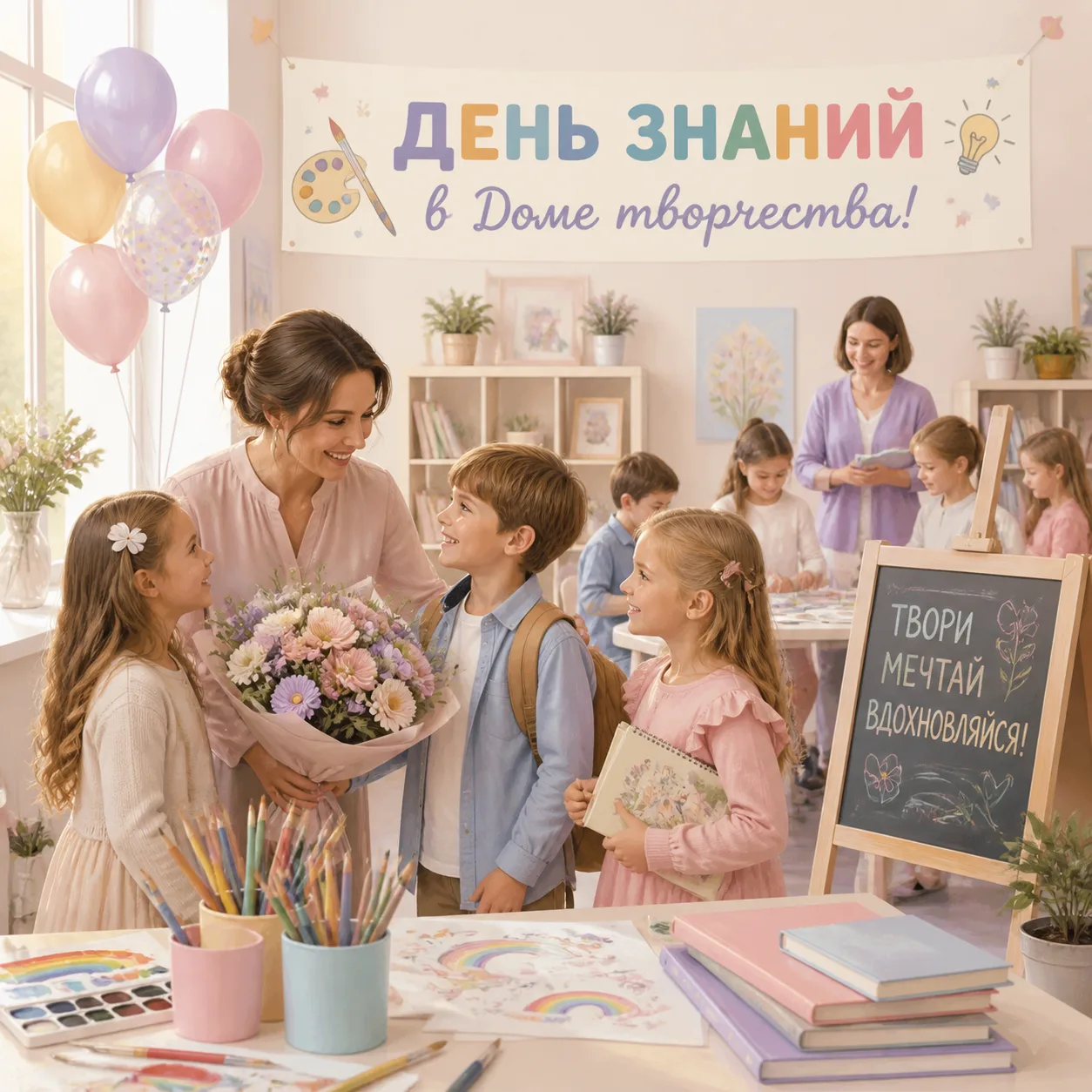 В Доме детского творчества подготовка к открытию кружков начинается задолго до первого ...