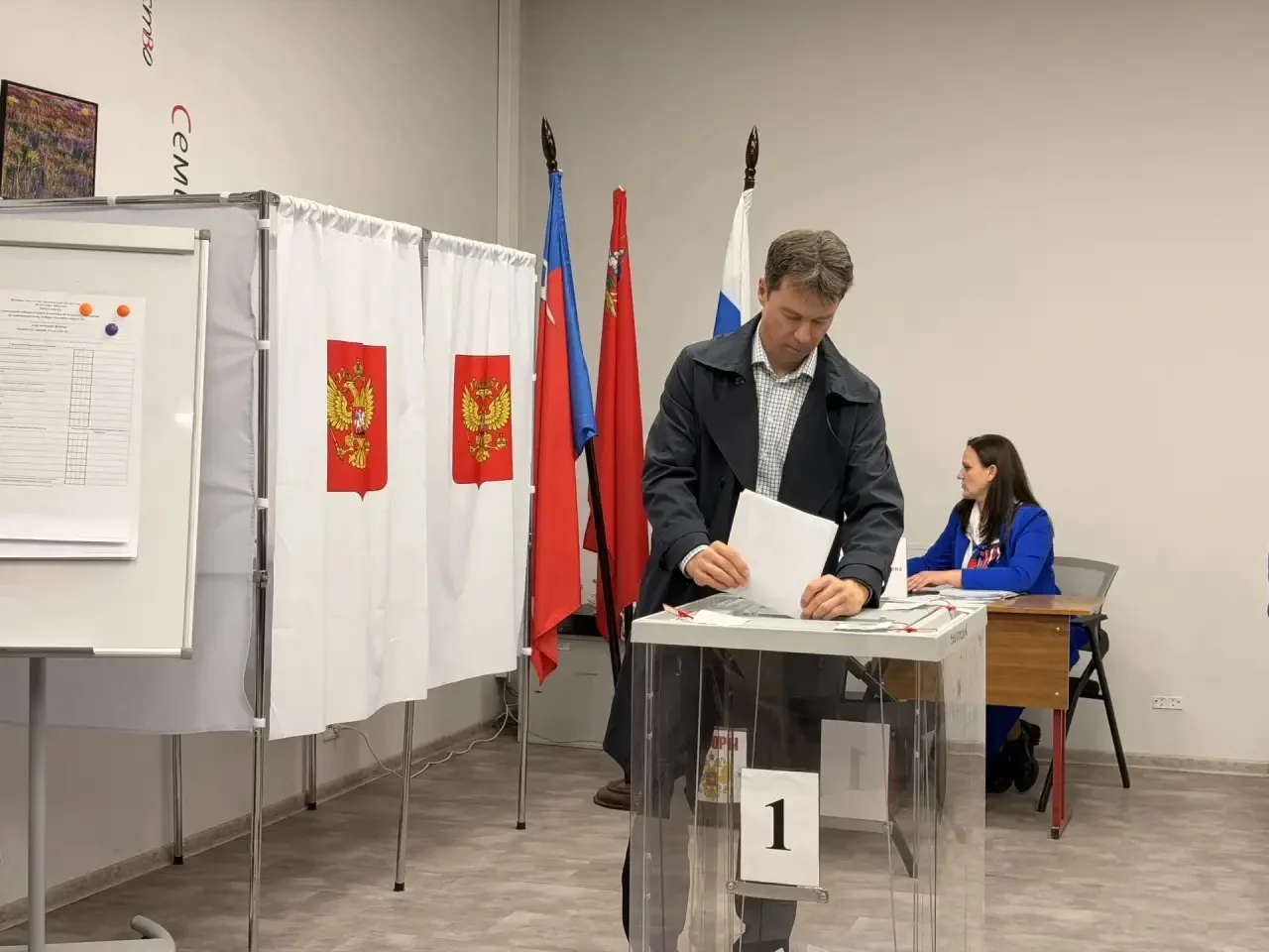 Сегодня проголосовал на своем избирательном участке!
