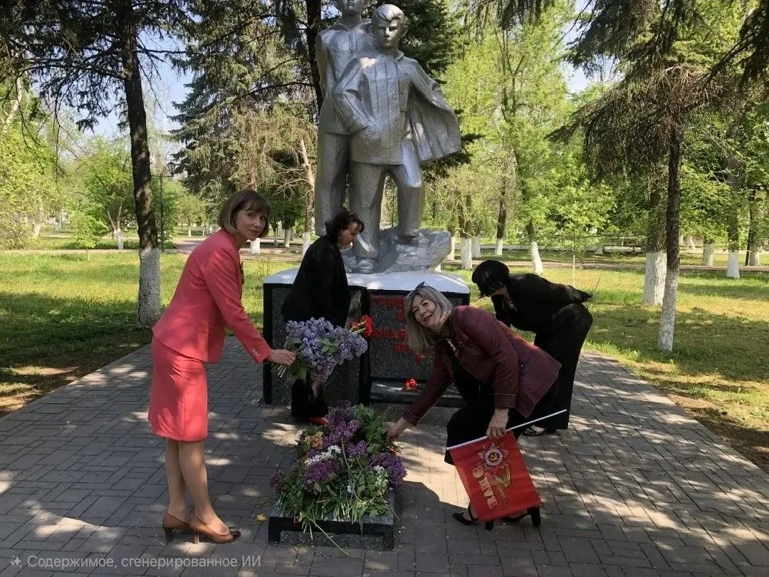 Накануне Великого праздника Дня Победы по всей стране проходят акции по возложению цвет...