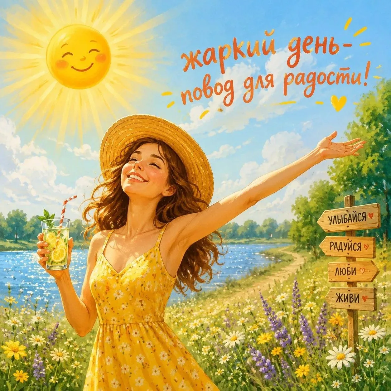 Жаркий день — повод для радости!