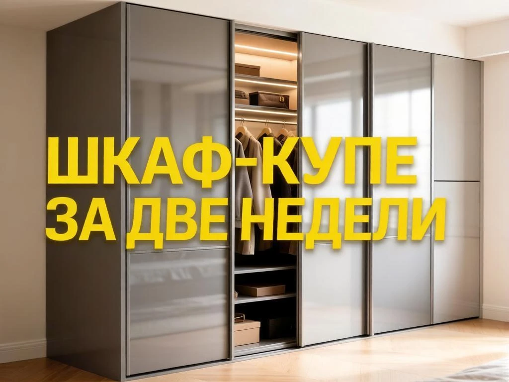 Хотите идеальный шкаф-купе, но боитесь долгого ремонта? 😰

Забудьте о пыли, неделях ожиданий и беск