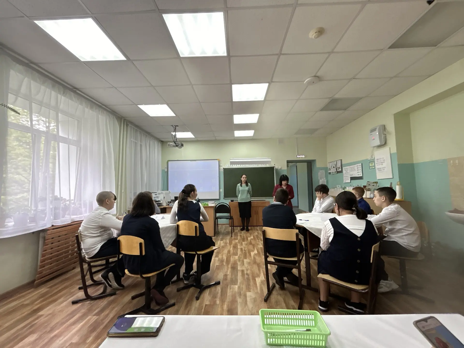 Прошла интерактивная игра «Биоматика» для учеников 6 «Б» класса!

Учителя биологии и математики объе