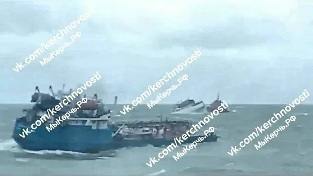 🗨Ликвидация последствий крушения танкеров в Керченском проливе