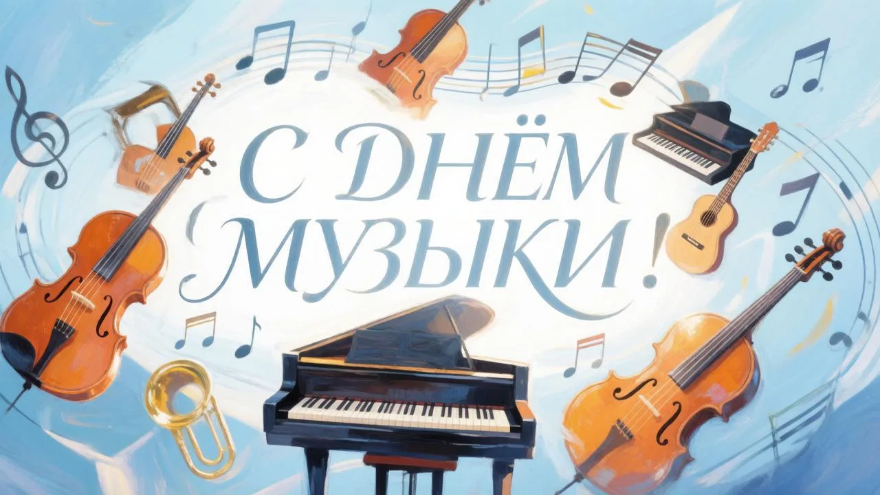 🎉 С Международным днём музыки, дорогие друзья! 🎶