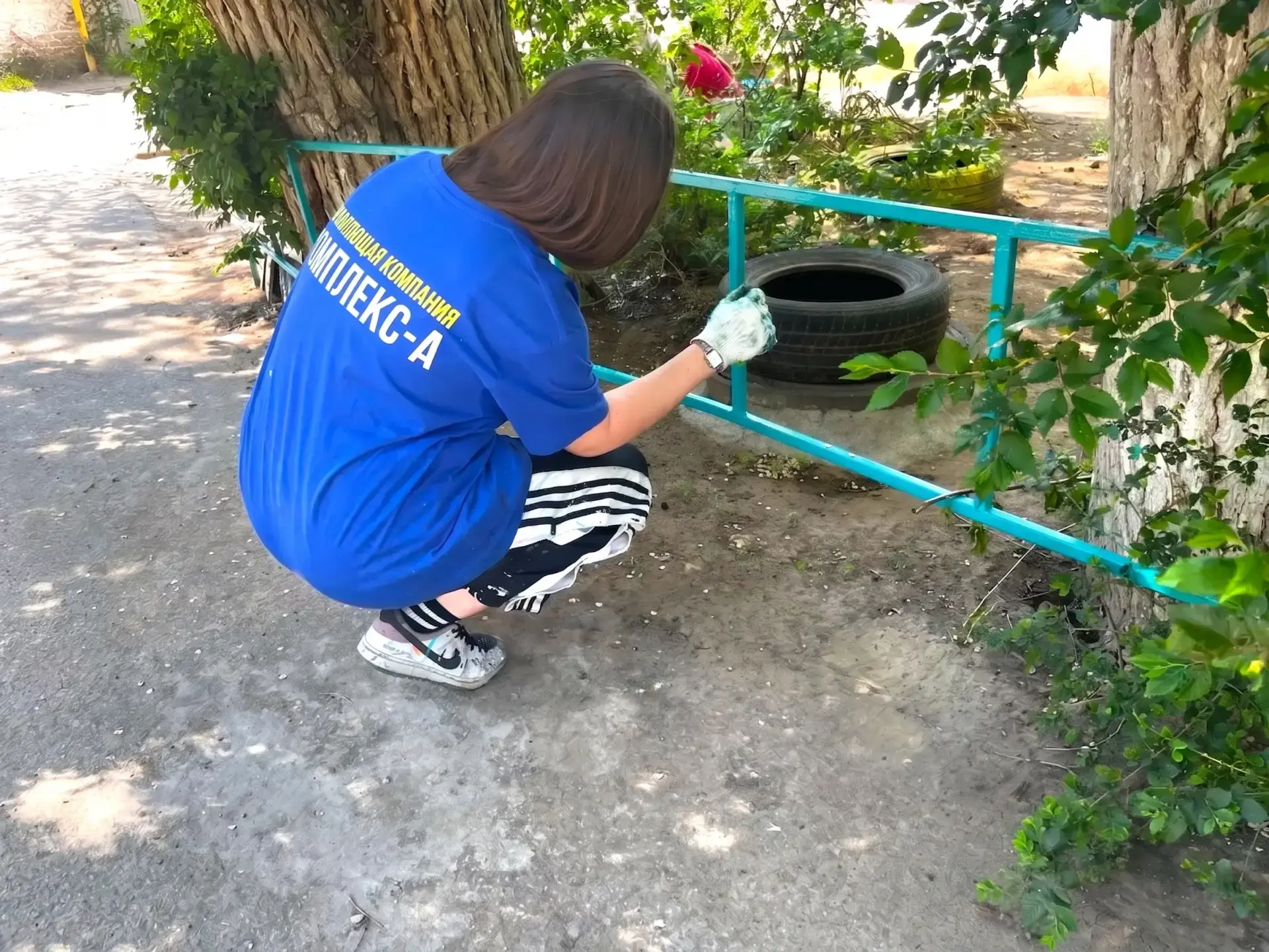 К новости «🎨 Яркое преображение двора!»