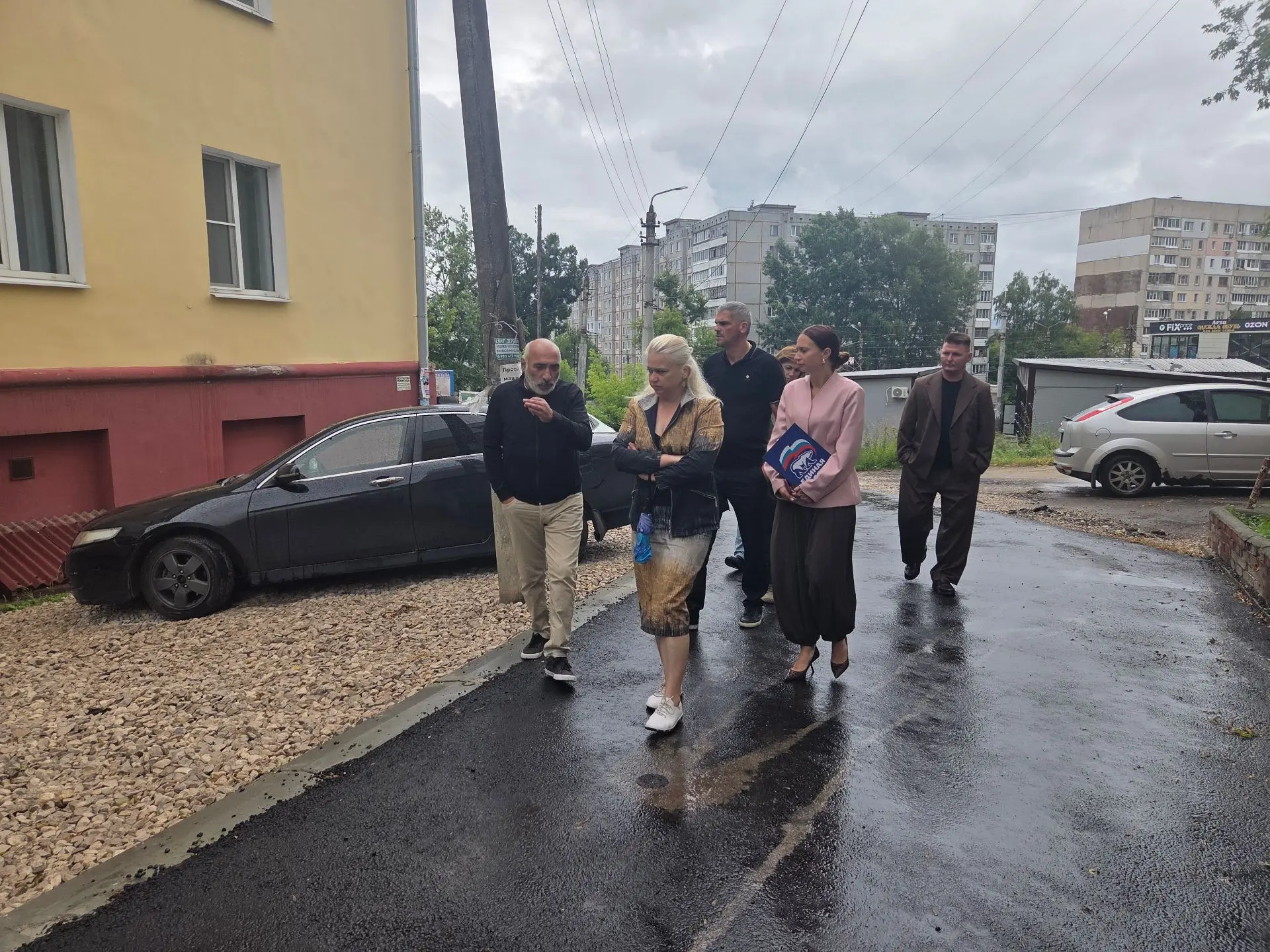 Дарья Герасимова приняла участие в приемке работ по проекту «Наш город»