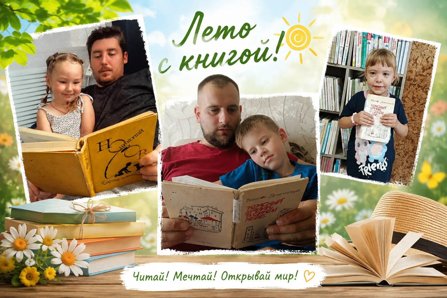 📚 «Лето с книгой» — наши юные читатели. Часть 1.
