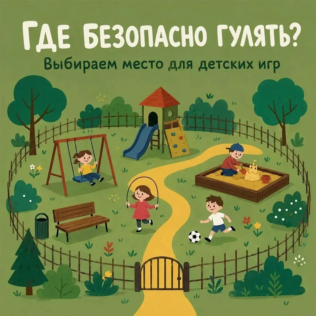⚠️ Безопасность детской прогулки