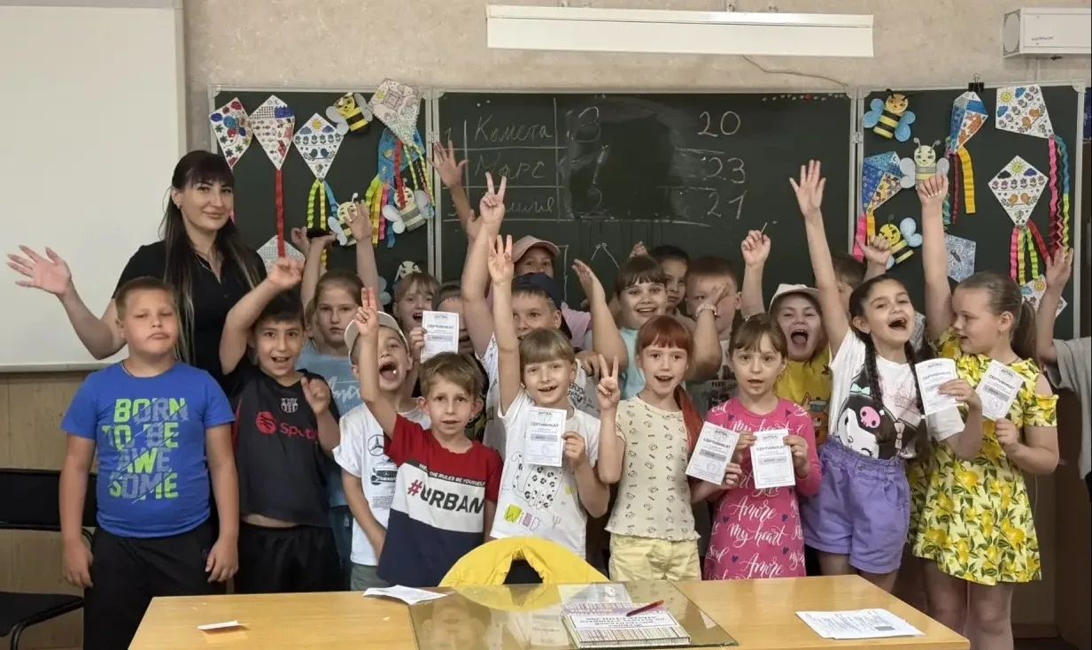 🚀Викторина «Знатоки космоса»: битва умов прошла с блеском.

💫Для ребят летней пришкольной площадки