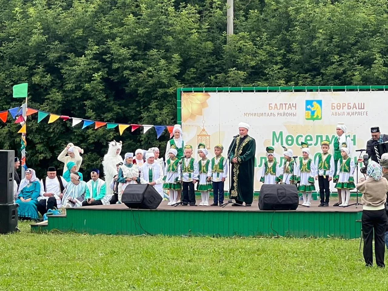Балтач районының Борбаш авылында Бөтенроссия балалар мөселман Сабантуе узды.