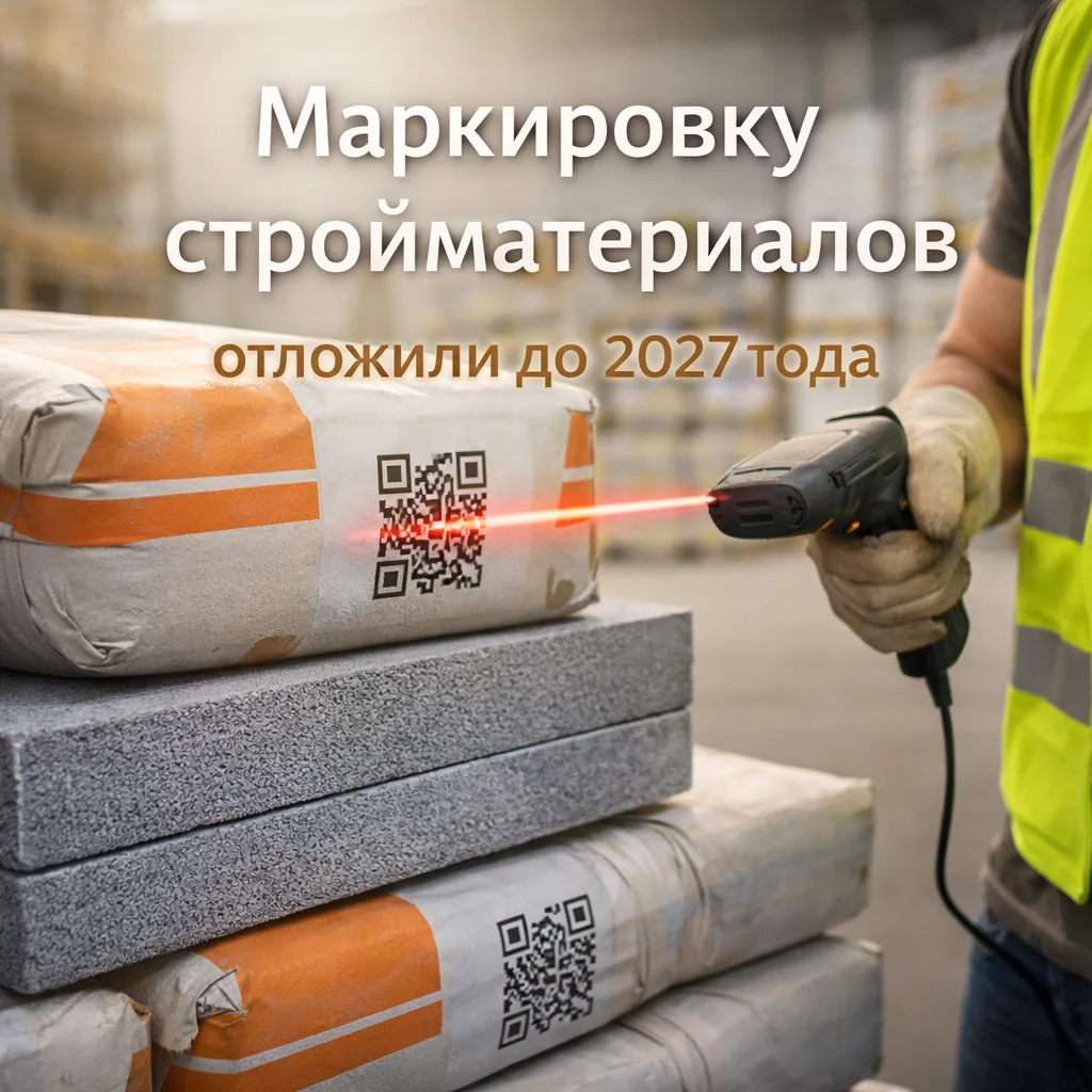 Перенесена дата старта маркировки строительных материалов
