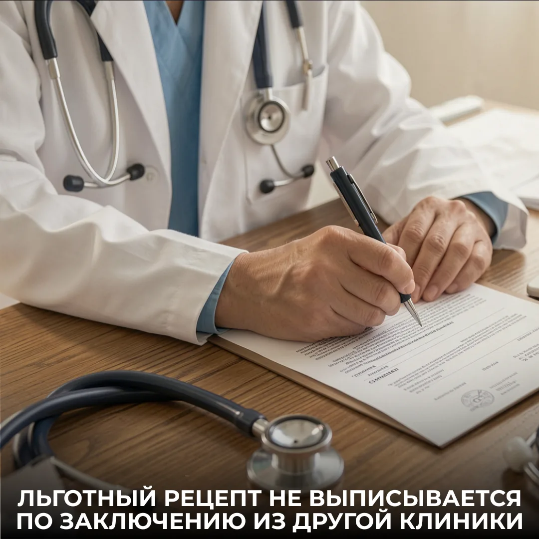 ⚠️Льготный рецепт не выписывается по заключению из другой клиники: Верховный суд напомнил врачам важ