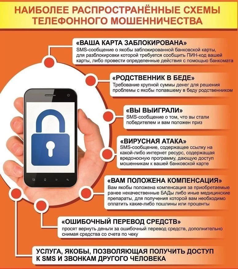 ‼️Уважаемые жители‼️

☝️Участились случаи телефонного мошенничества!

👉Чтобы избежать встречи со зл