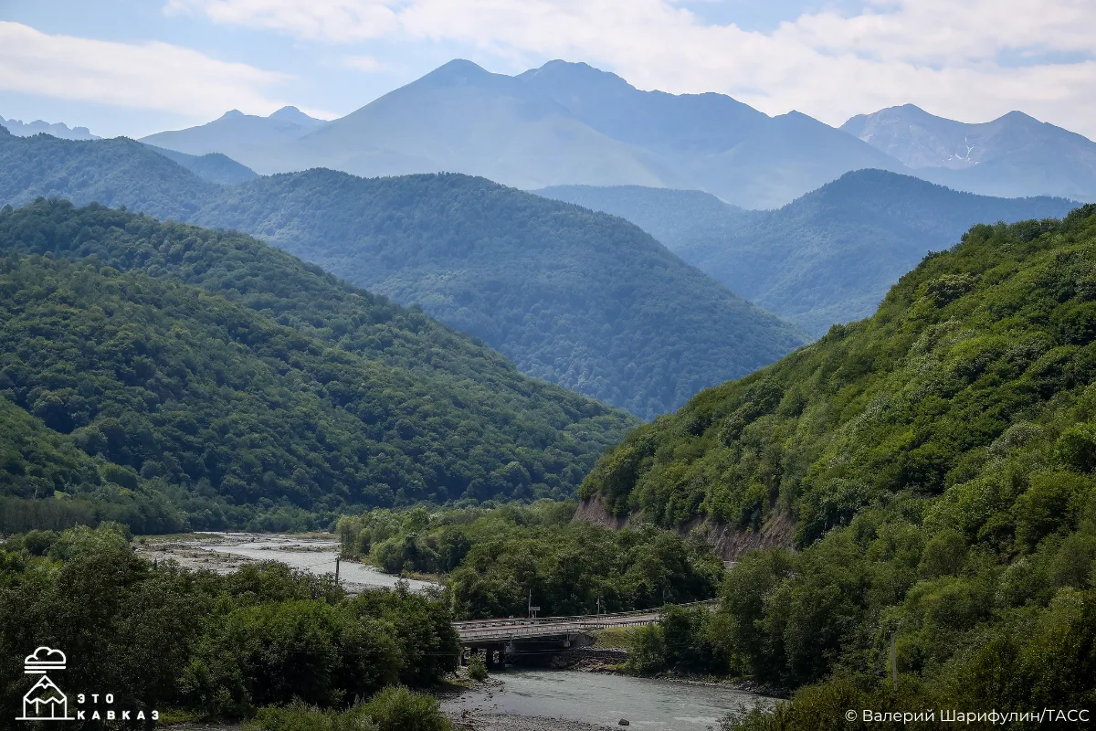 Верховья легендарной реки Кубань в горах Карачаево-Черкесии 💚