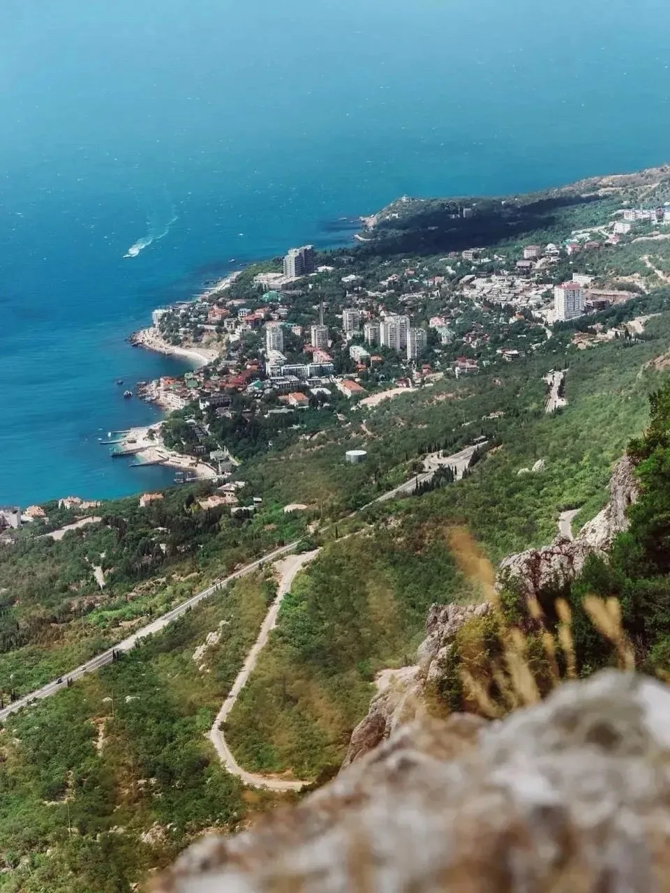 Вид на море с Форосского канта