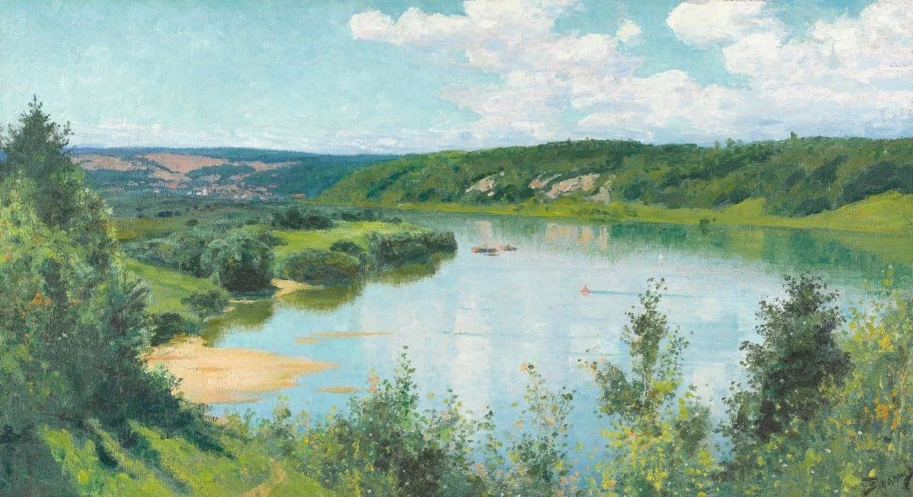 "Ока. Летний день", 1890е