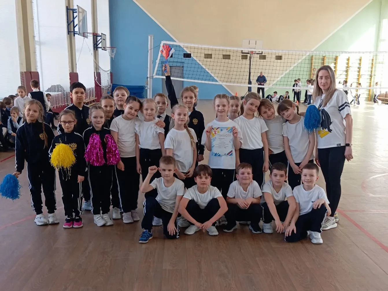 🌟🏃‍♂️🏃‍♀️ Веселые старты!  18 марта обучающиеся 1АБ и 2И классов впервые вышли на спортивные соревно