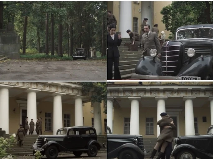 Большой дворец Воронцовой-Дашковой (Шуваловский парк, 1) в кадрах сериала "Разведчицы"(...