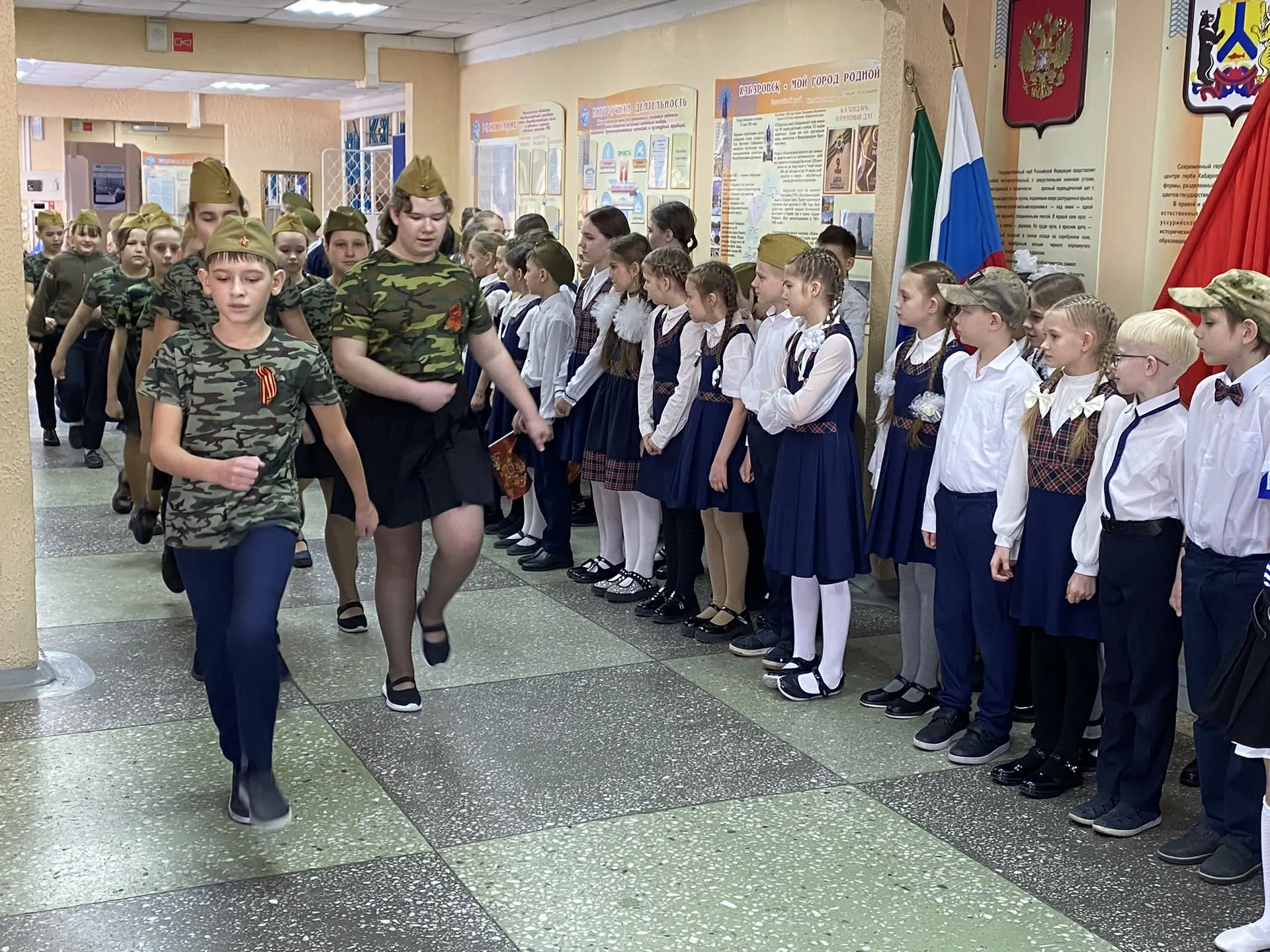 В нашей школе на этой неделе царила особая атмосфера: в рамках Всероссийского месячника военно-патри