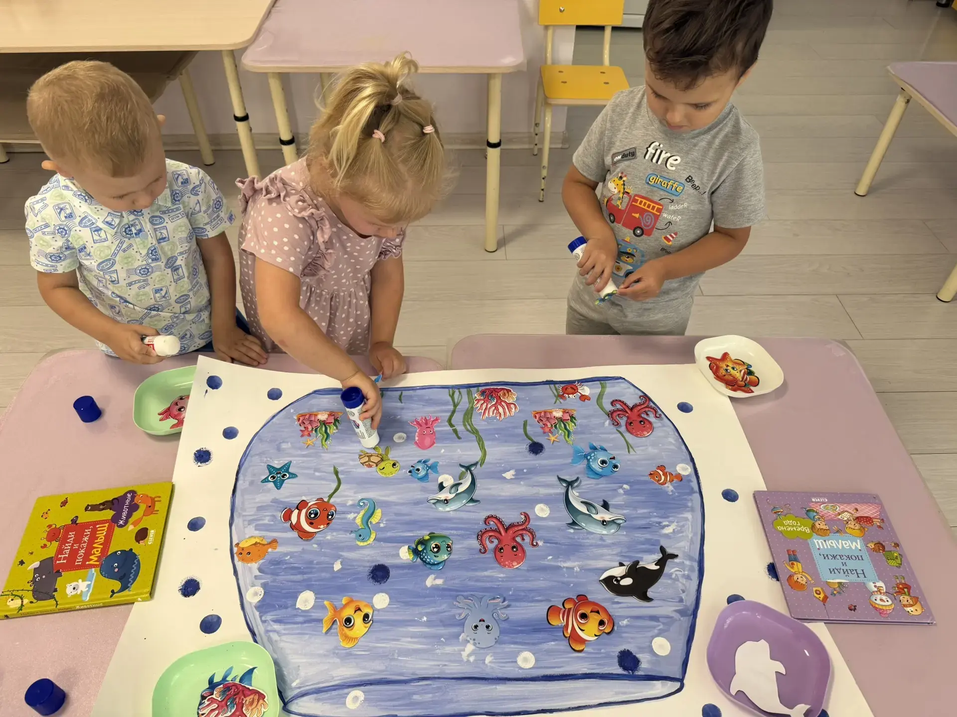 🐠 Загляните в наши раздевалки — там ожило море!