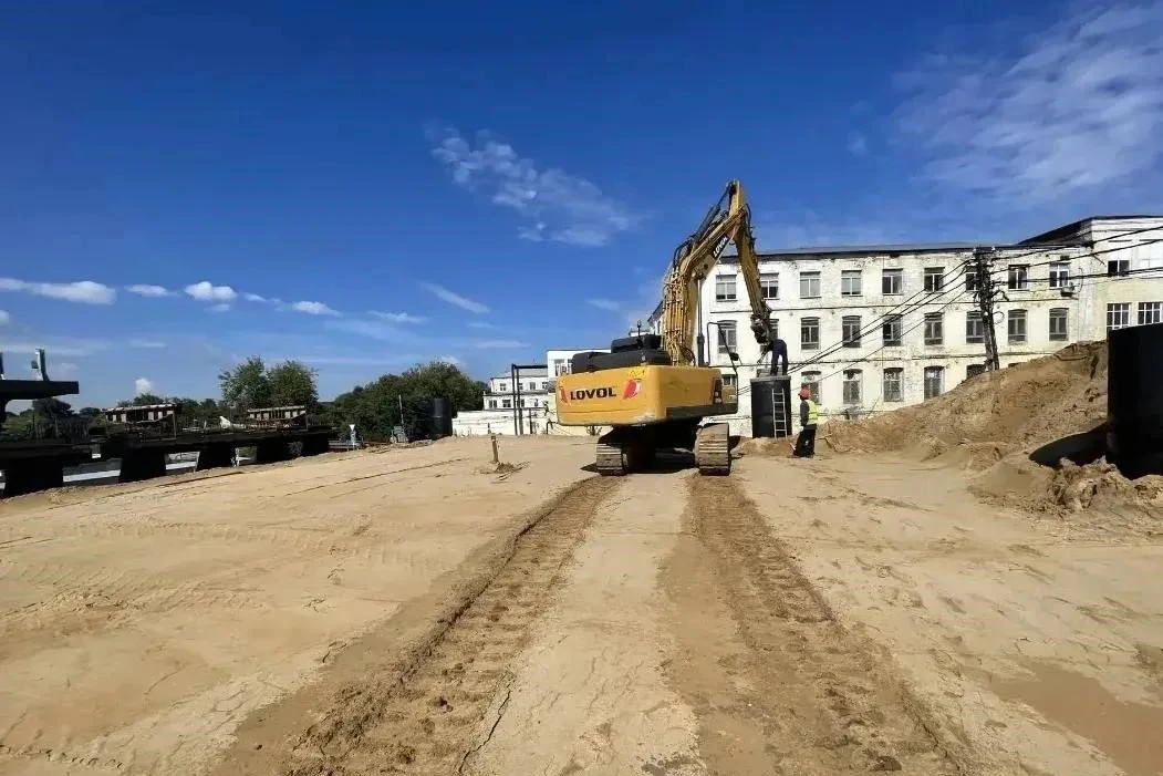 🌉 Строительство моста через реку Клязьму продолжается в Мытищах
