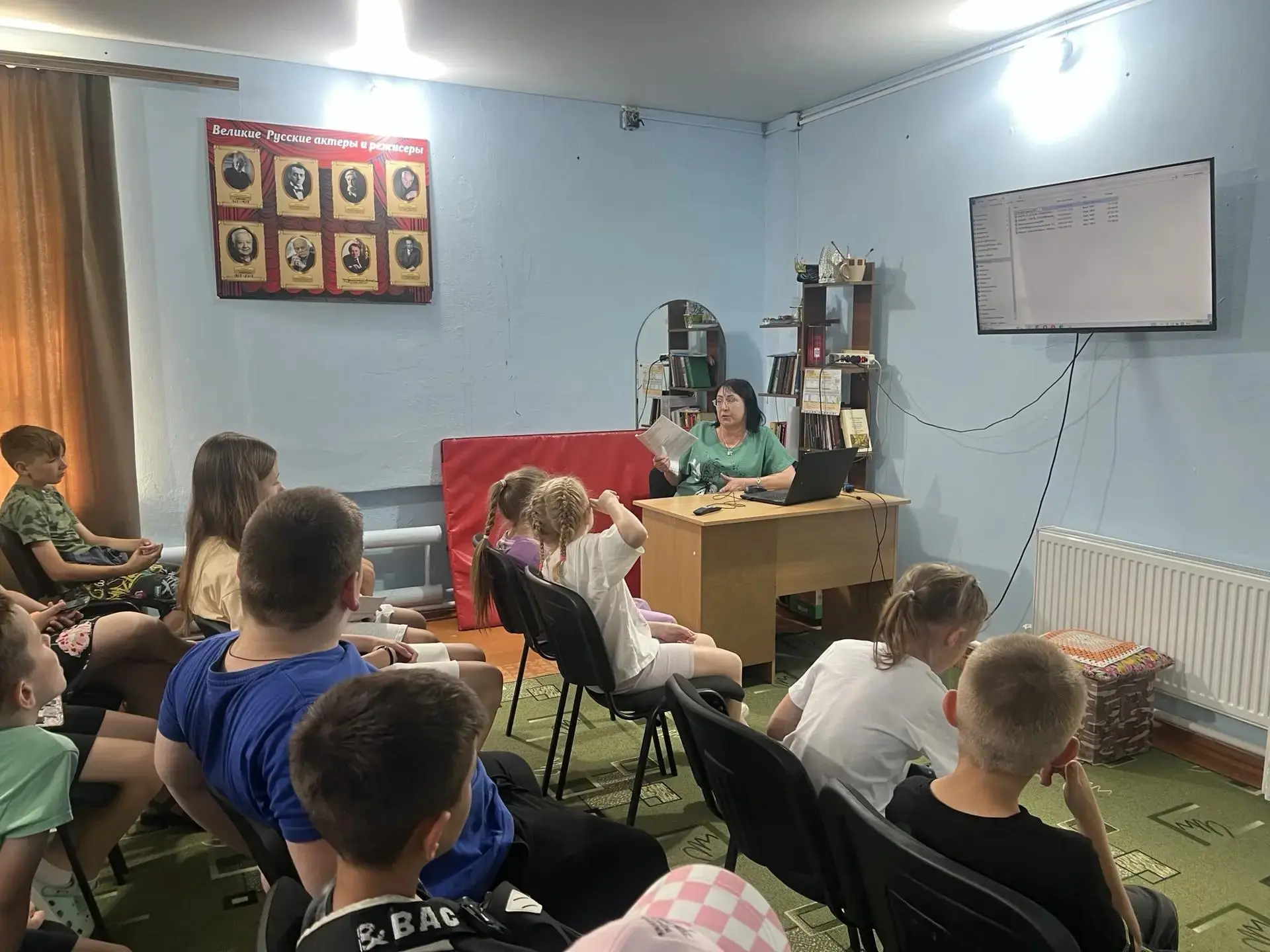 В Калниболотской детской школе искусств им. Н.А. Головко на летней досуговой площадке «...