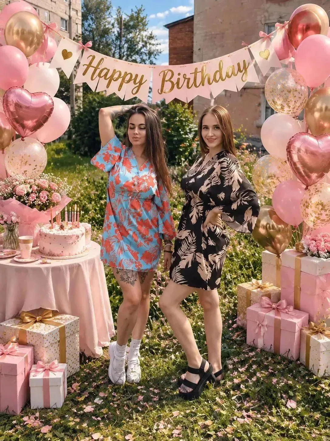 Любимые и очаровательные наши Девочки, с Днем рождения !!!! От всей души желаем вам здо...