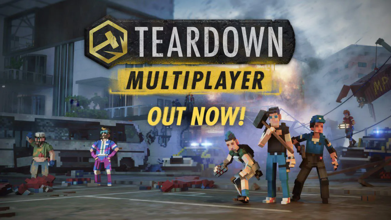 ❗️ В песочнице Teardown появился официальный мультиплеер
