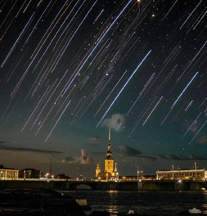 🤩 Жители Петербурга и Ленобласти в ночь на 9 октября смогут увидеть метеорный поток Др...
