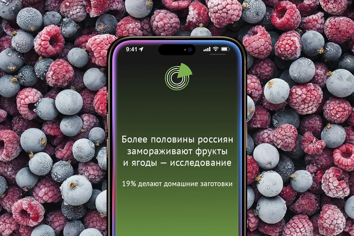 БОЛЕЕ ПОЛОВИНЫ РОССИЯН ЗАМОРАЖИВАЮТ ФРУКТЫ И ЯГОДЫ — ИССЛЕДОВАНИЕ