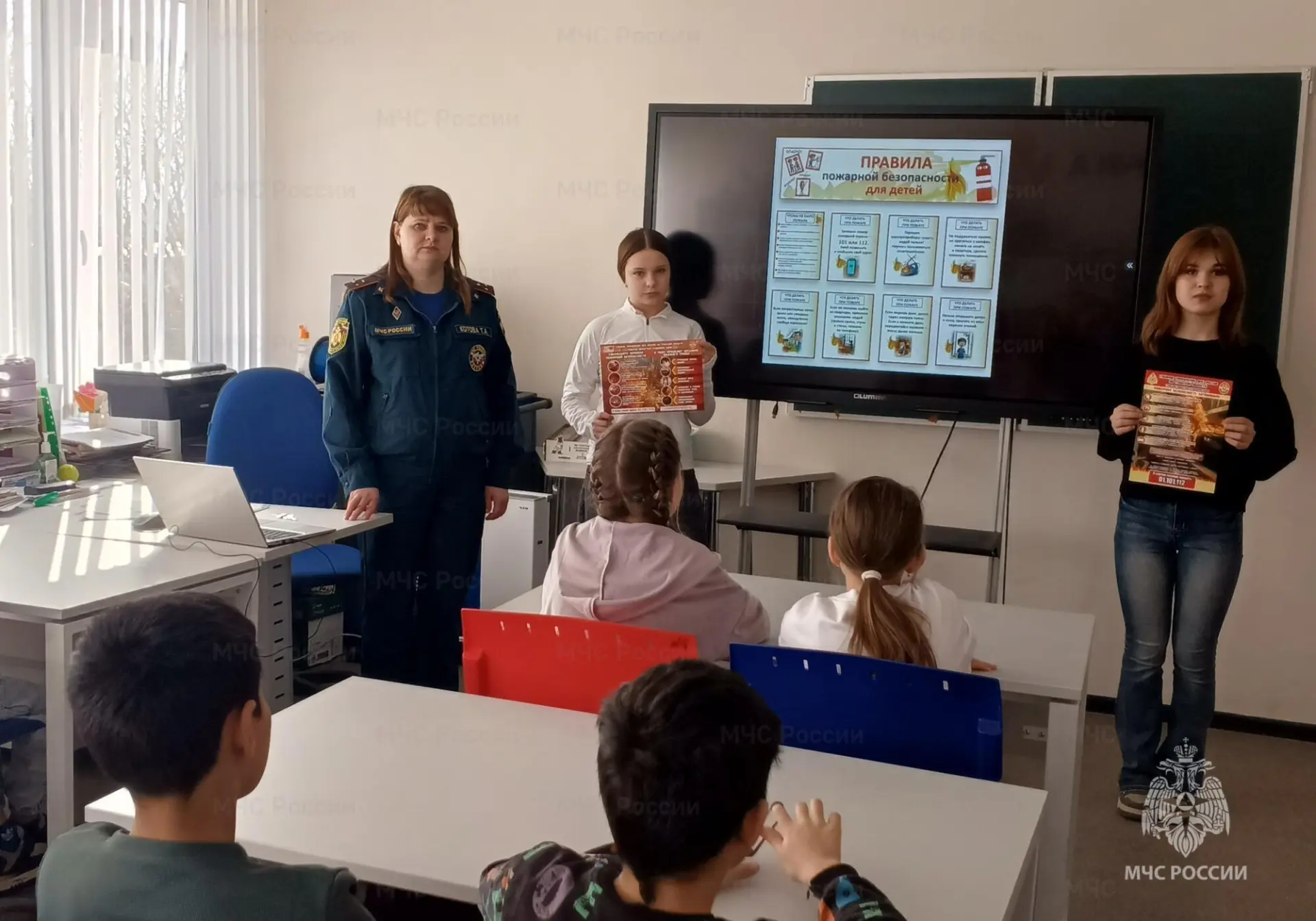 📍Спасатели провели профилактические мероприятия для взрослых и детей в Белевском районе  В деревне И