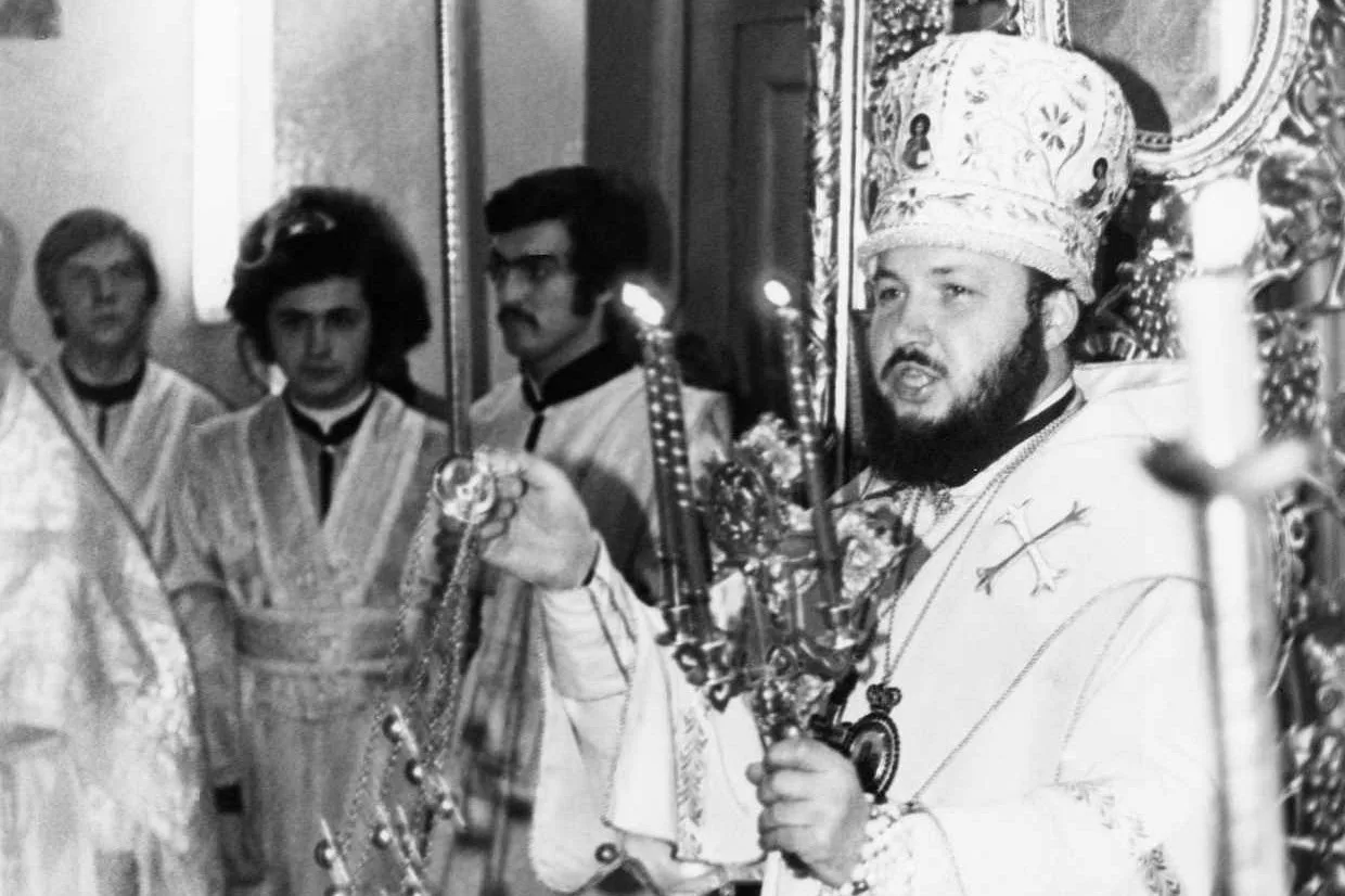 Поздравляем Святейшего Патриарха Кирилла с 50-летием архиерейской хиротонии!  На фото — епископ Выбо