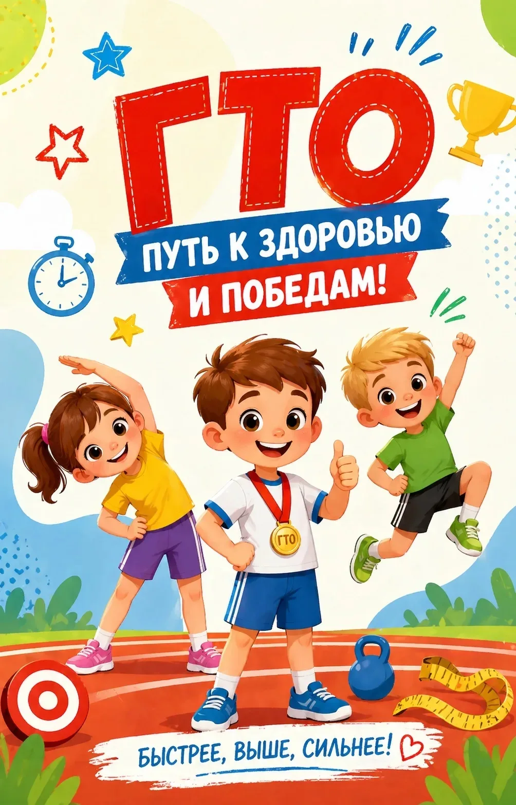 С ГТО ДРУЖИТЬ - ЗДОРОВЫМ и БОДРЫМ БЫТЬ  🏃‍♀️ 🏋  В нашем детском саду марафон ГТО продолжается!  Как 