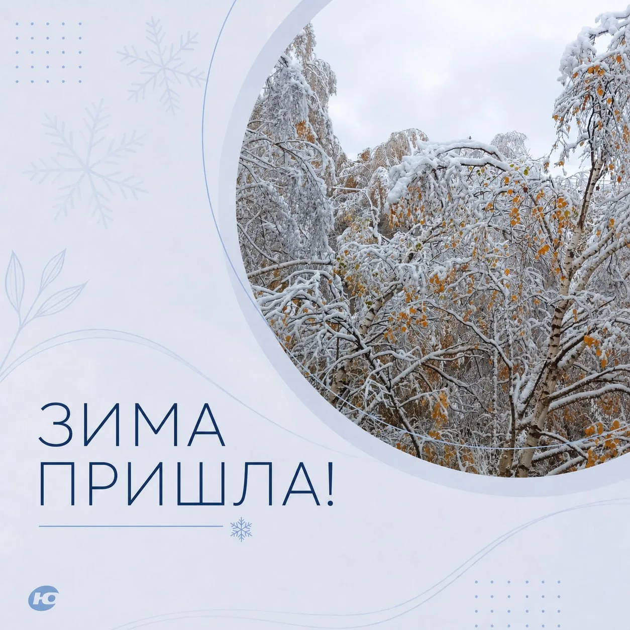 Доброе утро! Выглянули в окно — а там зима.