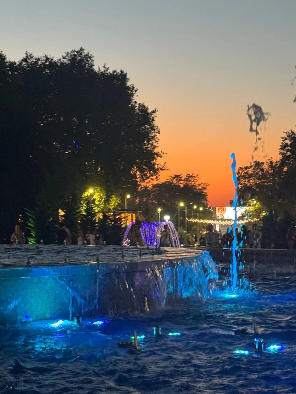 Вечерние фонтаны⛲️