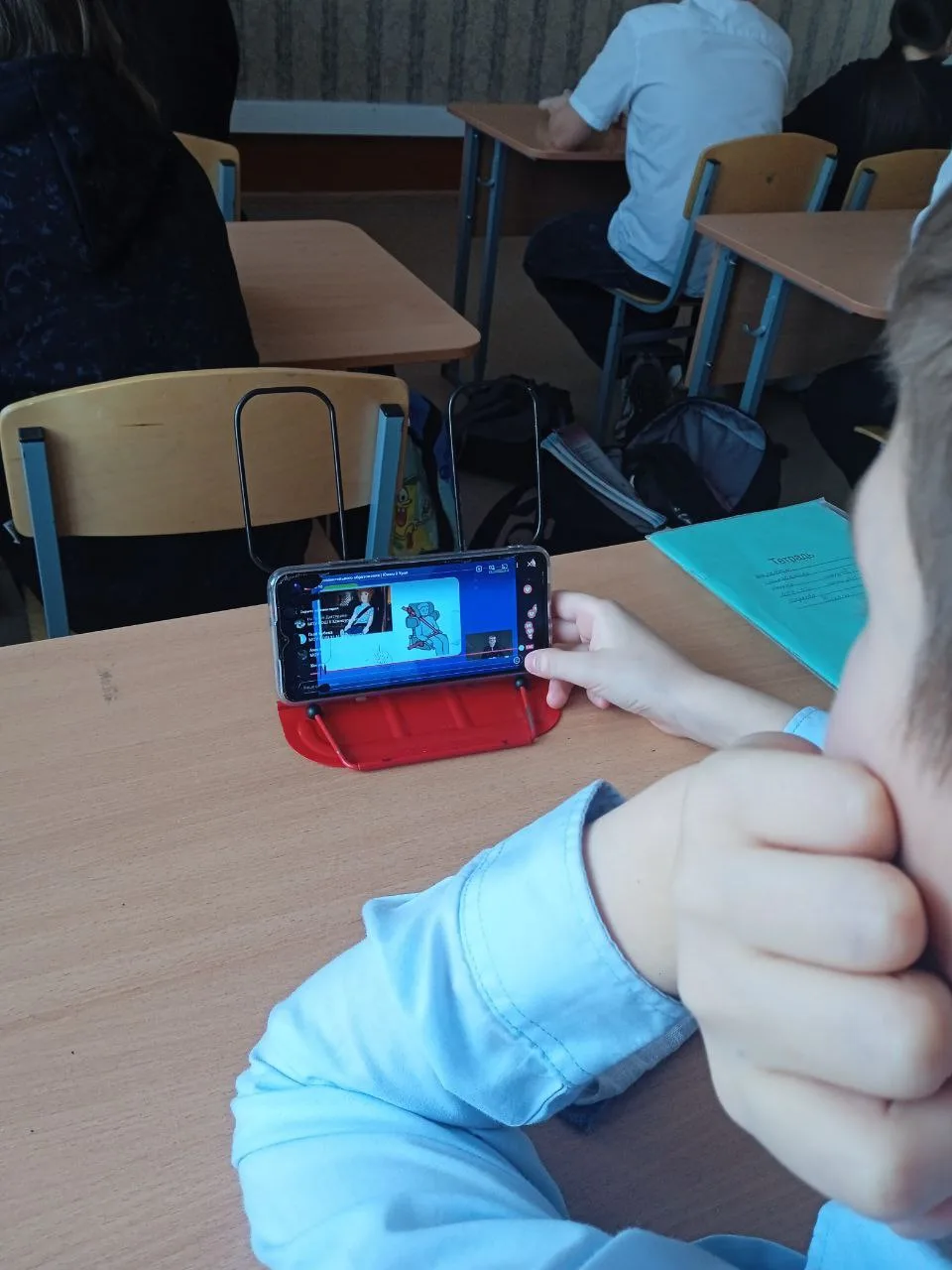 👮‍♂️⚠ Сегодня ребята приняли участие  в  онлайн-уроке с ГБУДО "Областной центр дополнительного образ