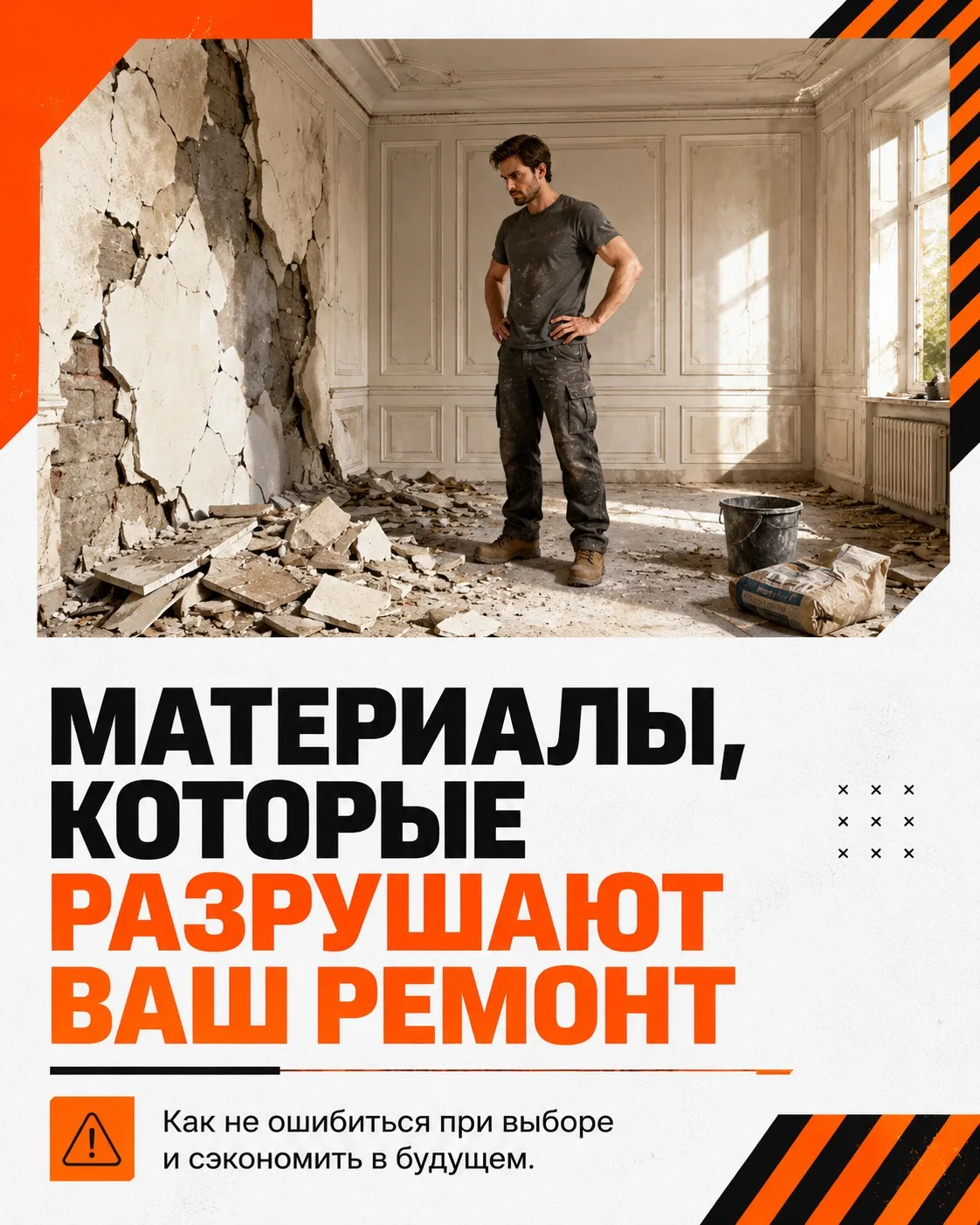 Материалы могут испортить ремонт ещё до того, как вы успеете им нормально пожить.