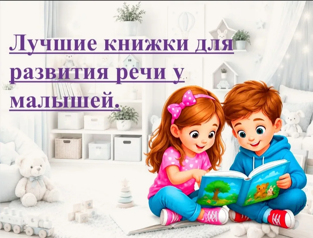 «Лучшие книжки для развития речи малышей»📚