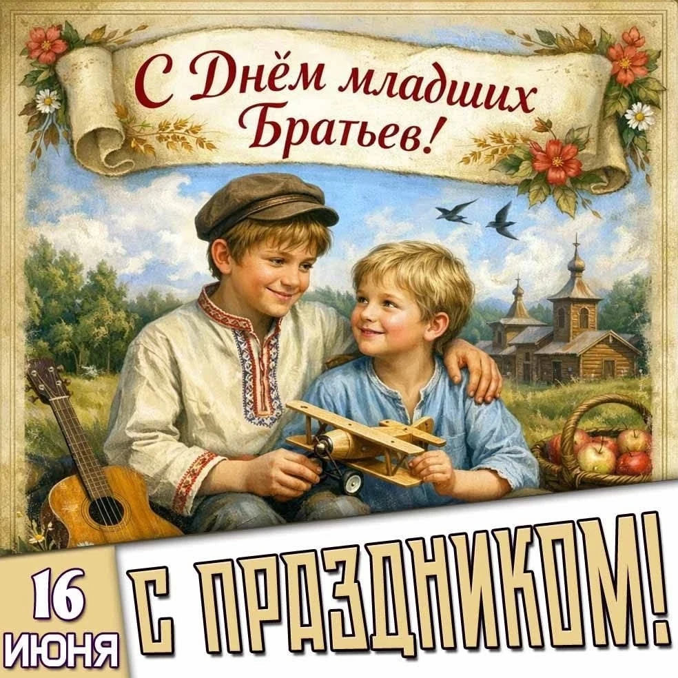 Ты на Свете есть и это Счастье - самый лучший, самый добрый брат.
Пусть тебя хранит Господь в ненаст