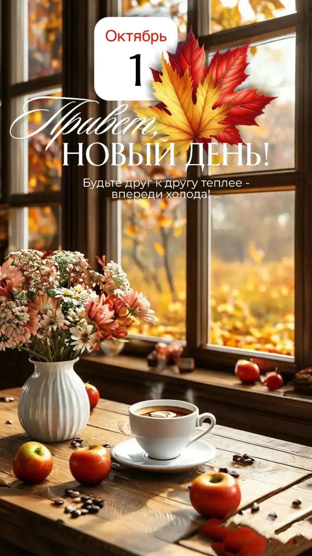 С добрым утром, друзья!🍁