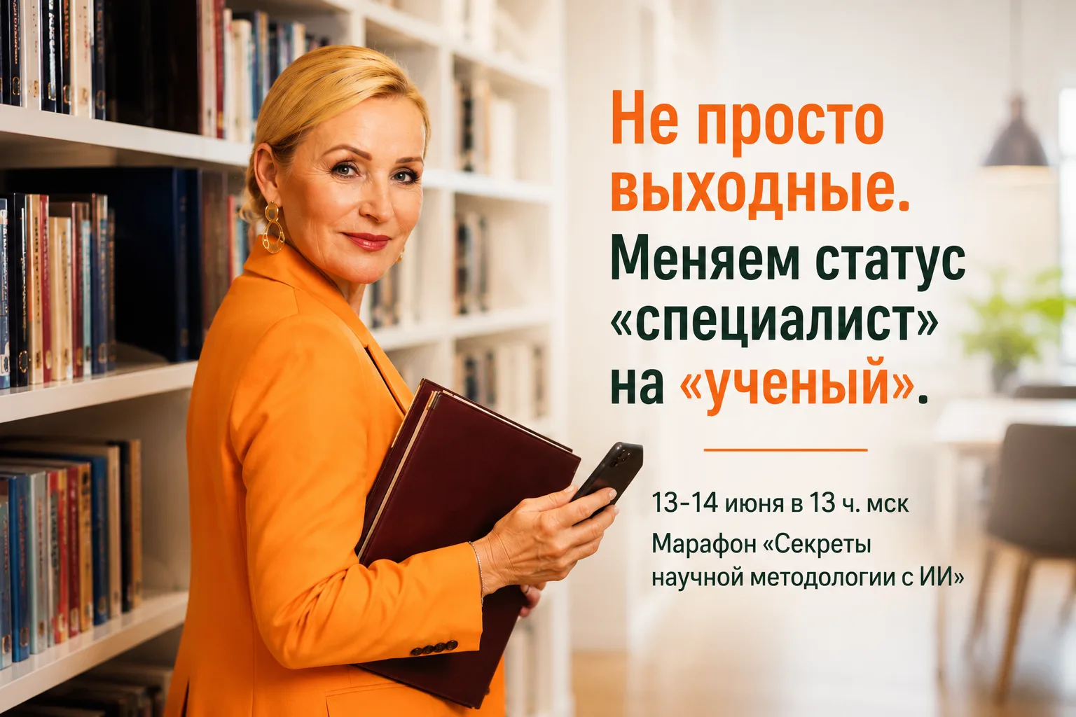 Этого мало, чтобы стать учёным.