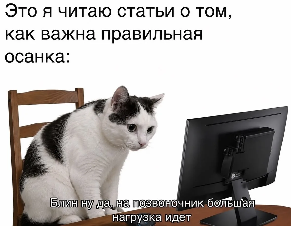 Теперь буду правильно сидеть, минуты 2