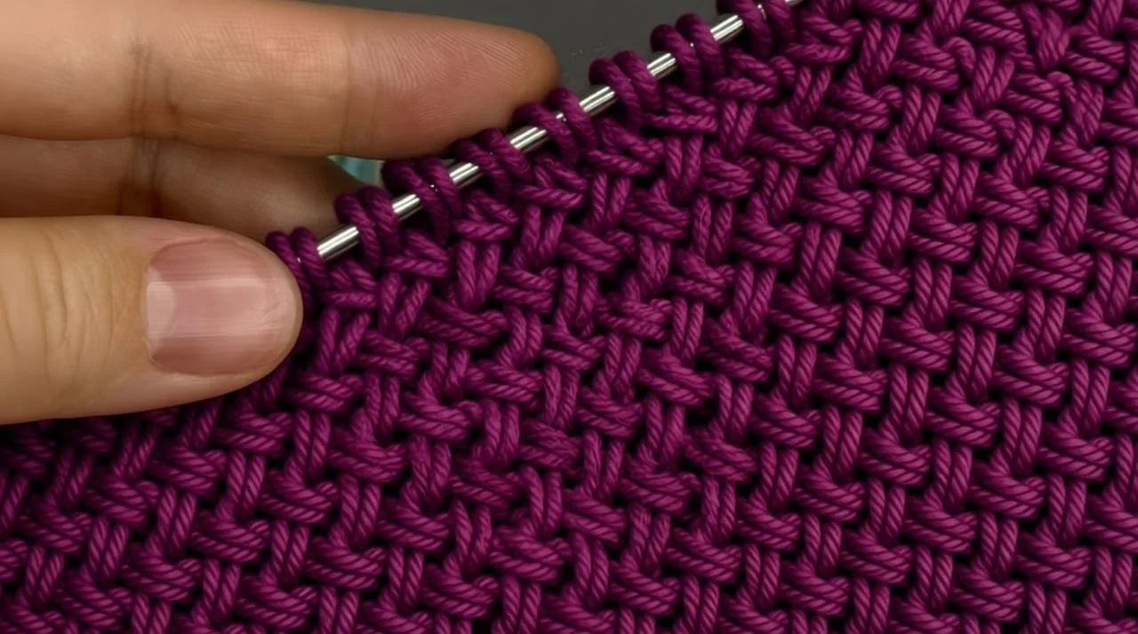 🧶 «КОРЗИНКА» — уют за пару рядов  📌 Простой и быстрый узор, который осваивается за считанные минуты.