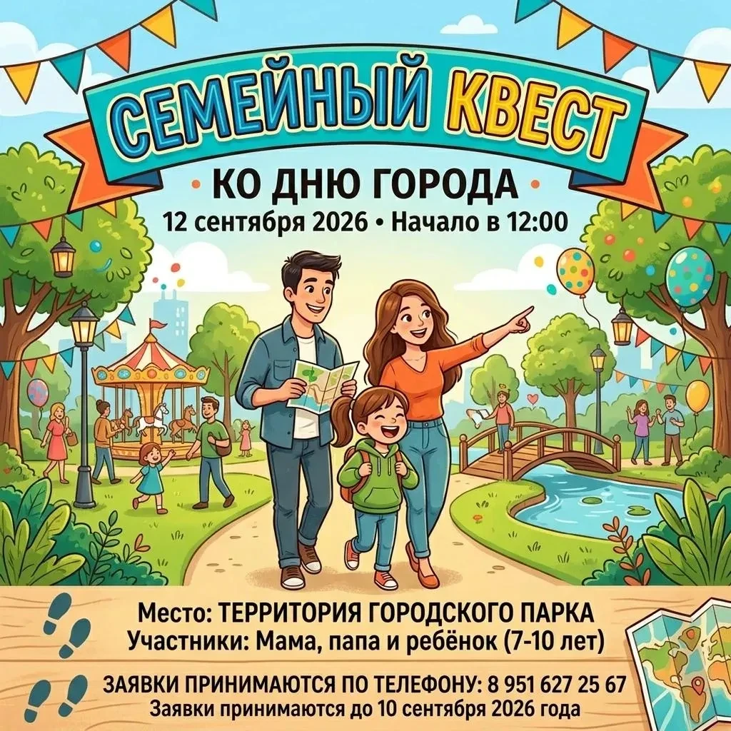 🎉 СЕМЕЙНЫЙ КВЕСТ 🎉