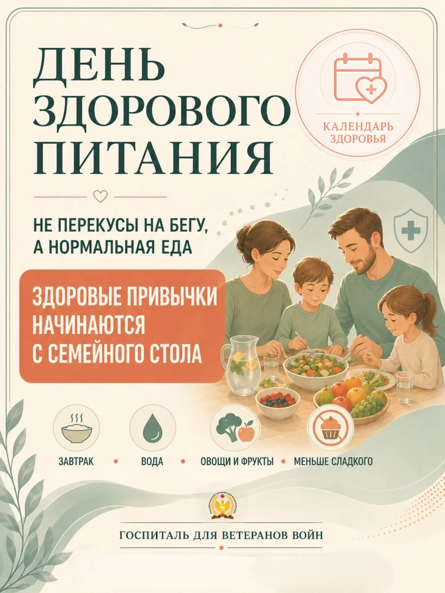 Сегодня — День здорового питания.
