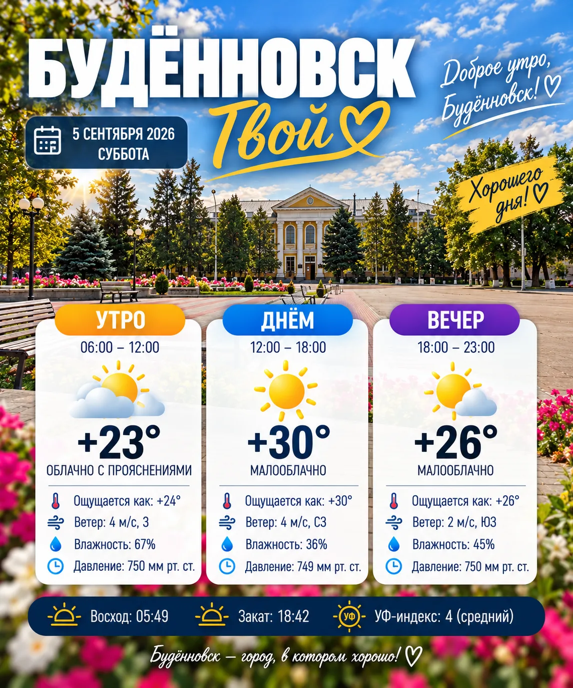 Доброе утро, город!