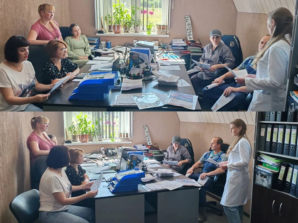 24 июня наши специалисты провели круглый стол (семинар) с работниками животноводческого хозяйства по