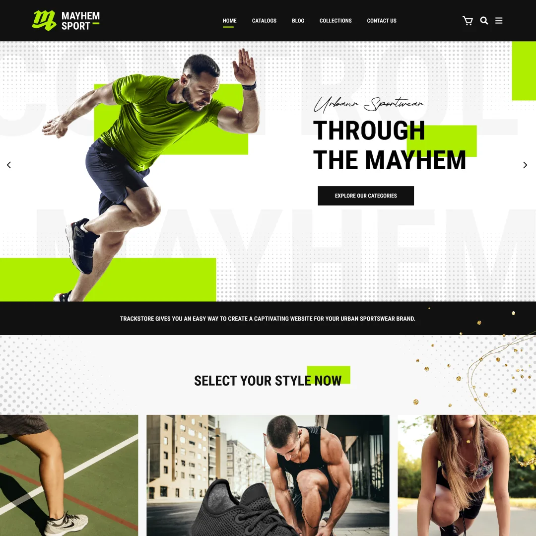 Landing page - Спортивный клуб